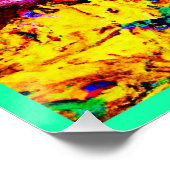 Atemberaubendes Abstraktes Muster Poster (Ecke)