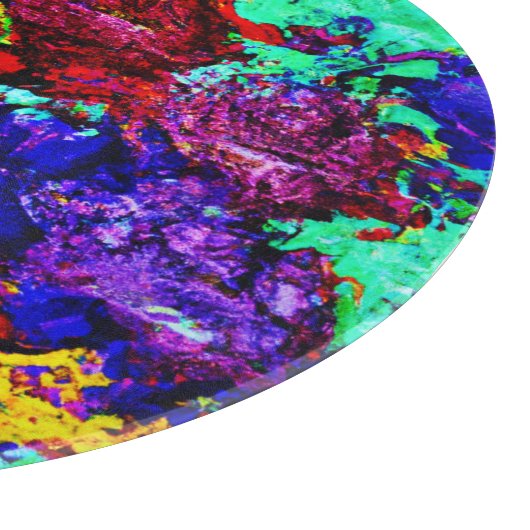 Atemberaubendes Abstraktes Muster Schneidebrett (Ecke)