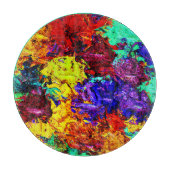 Atemberaubendes Abstraktes Muster Schneidebrett (Vorderseite)