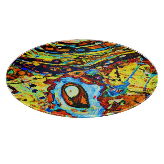 Atemberaubendes Abstraktes Muster Schneidebrett (Ecke)