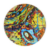 Atemberaubendes Abstraktes Muster Schneidebrett (Vorderseite)