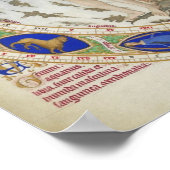 Atemberaubendes astrologisches Diagramm, Vintage K Poster (Ecke)