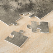 Atemberaubendes Bauholz-Wolf-Puzzle Puzzle (Seite)