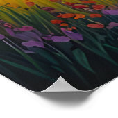 Atemberaubendes Bergbild Poster (Ecke)