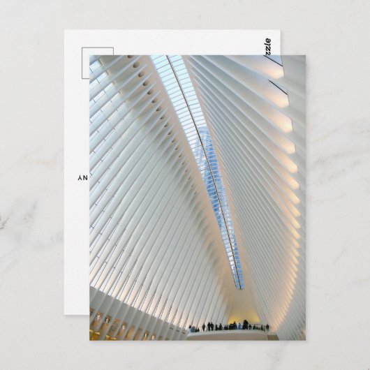 Atemberaubendes Bild des Oculus im WTC Postkarte (Vorne/Hinten)