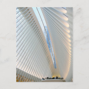 Atemberaubendes Bild des Oculus im WTC Postkarte
