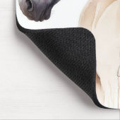 Atemberaubendes Bläserpferd Mousepad (Ecke)