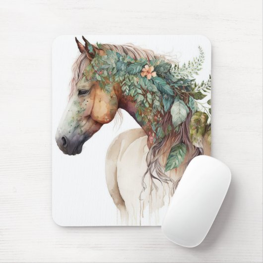 Atemberaubendes Bläserpferd Mousepad (Mit Mouse)