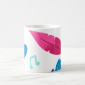 Atemberaubendes Blätter Kaffeetasse (Mittel)