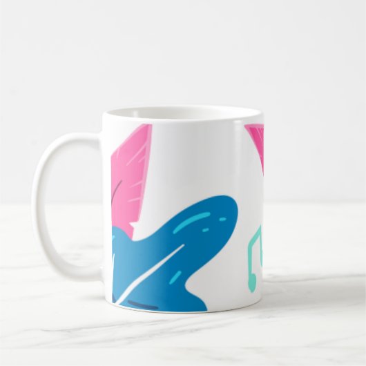 Atemberaubendes Blätter Kaffeetasse (Links)