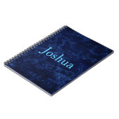 Atemberaubendes Blau Notizblock (Linke Seite)