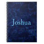 Atemberaubendes Blau Notizblock (Vorderseite)