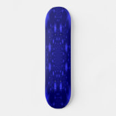 Atemberaubendes Blau  Skateboard (Vorderseite)