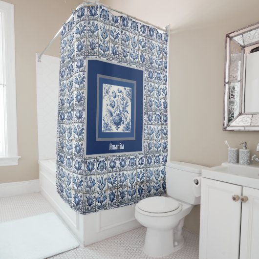 Atemberaubendes Blumenstrauß Duschvorhang (Beispiel)