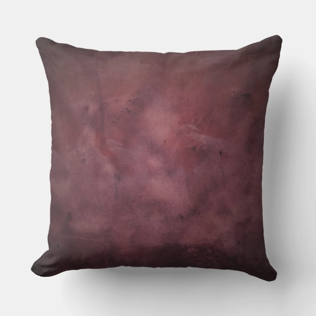 ATEMBERAUBENDES BURGUNDY DISTRESSED TEXTURE-Kissen Kissen (Vorderseite)