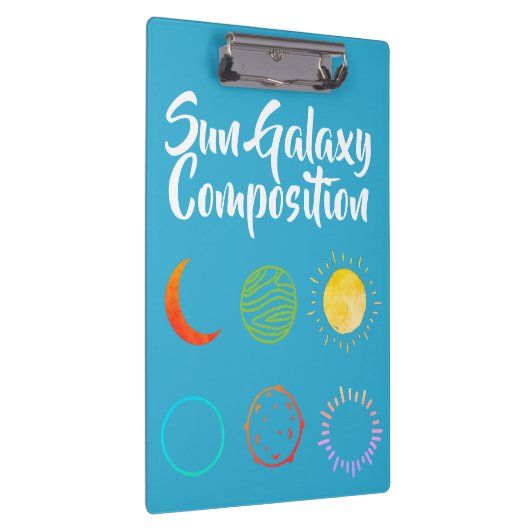 Atemberaubendes Design der Sun Galaxy-Kombination Klemmbrett (Rechts)