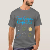 Atemberaubendes Design der Sun Galaxy-Kombination T-Shirt (Vorderseite)