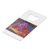 Atemberaubendes Drachenfeuerdesign Geldbeutel Flaschenöffner (Vorderseite Schrägansicht)