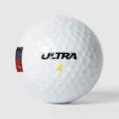 Atemberaubendes Drachenfeuerdesign Golfball (Logo)