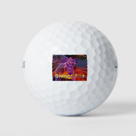 Atemberaubendes Drachenfeuerdesign Golfball