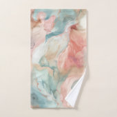 ATEMBERAUBENDES EARTH MARBLE SWIRL BADEZIMMER TOWE BADHANDTUCH SET (Handtuch)