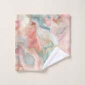 ATEMBERAUBENDES EARTH MARBLE SWIRL BADEZIMMER TOWE BADHANDTUCH SET (Waschlappen)