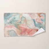 ATEMBERAUBENDES EARTH MARBLE SWIRL BADEZIMMER TOWE BADHANDTUCH SET (Handtuch)