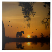 Atemberaubendes Eichenwald Fliese (Vorderseite)