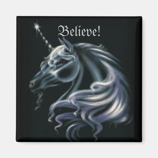 Atemberaubendes Einhorn Magnet (Vorne)