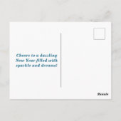 Atemberaubendes Feuerwerk in Rio de Janeiro Postkarte (Rückseite)