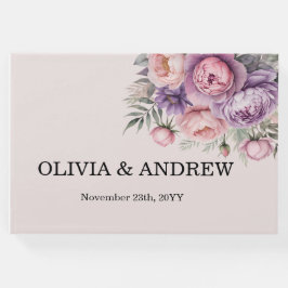 Atemberaubendes florales Gästebuch für Hochzeiten
