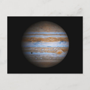 Atemberaubendes Foto des Planeten Jupiter Postkarte