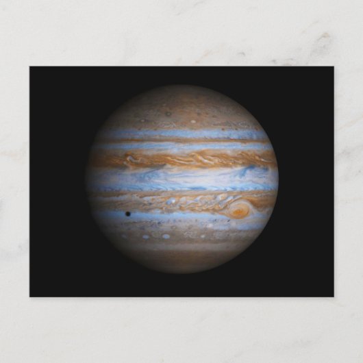 Atemberaubendes Foto des Planeten Jupiter Postkarte (Vorderseite)