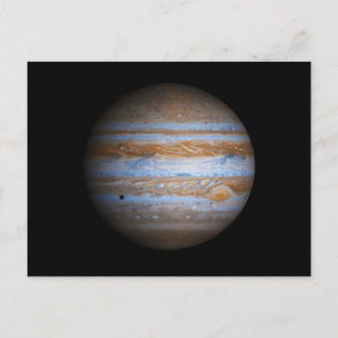 Atemberaubendes Foto des Planeten Jupiter Postkarte