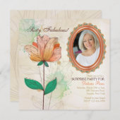 Atemberaubendes Foto Einladung (Vorne/Hinten)