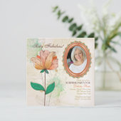 Atemberaubendes Foto Einladung (Stehend Vorderseite)