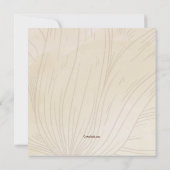 Atemberaubendes Foto Einladung (Rückseite)