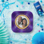 Atemberaubendes FOTO, Personalisierte Hochzeitspap Pappteller (Party)