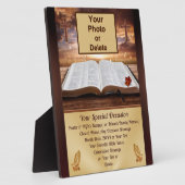 Atemberaubendes Foto und Personalisierte, Christli Fotoplatte (Seite)