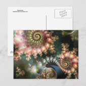 Atemberaubendes Fraktal Postkarte (Vorne/Hinten)