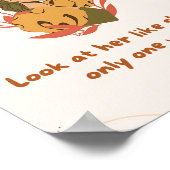 Atemberaubendes Frauenposter: Das einzige, das Sie Poster (Ecke)