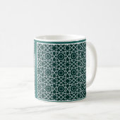Atemberaubendes geometrisches Muster Kaffeetasse (VorderseiteRechts)