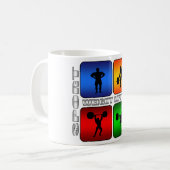 Atemberaubendes Gewichtheben Kaffeetasse (Vorderseite Links)