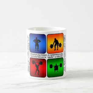Atemberaubendes Gewichtheben Kaffeetasse