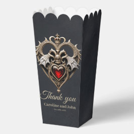 Atemberaubendes gotisches Herz Geschenkschachtel