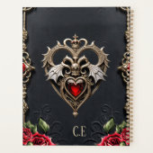 Atemberaubendes gotisches Herz Planer (Rückseite)