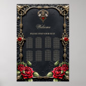 Atemberaubendes gotisches Herz Poster (Vorne)