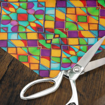 Atemberaubendes Hartglas - Helle Farben Dekoupage