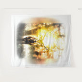 Atemberaubendes Hirsch 01-02 Wandteppich (Vorderseite (Horizontal))