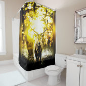 Atemberaubendes Hirsch 01 Duschvorhang (Beispiel)